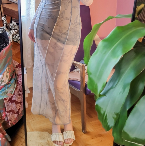 Vintage mesh maxi dress - Picture 5 of 5